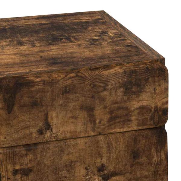 Badezimmer-Wandschrank TULUM Geräucherte Eiche Holzwerkstoff