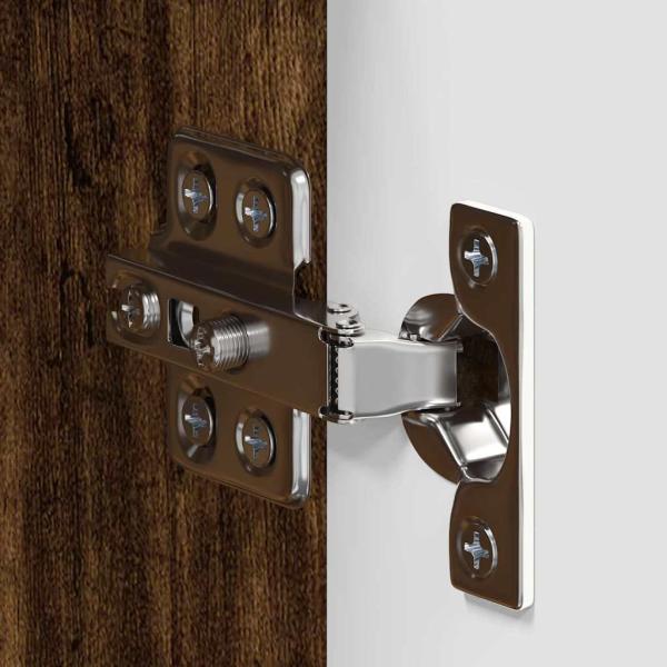 Badezimmer-Wandschrank TULUM Geräucherte Eiche Holzwerkstoff