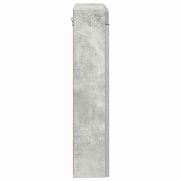 Badezimmerspiegelschrank TULUM Beton Grau 60 x 16,5 x 78 cm