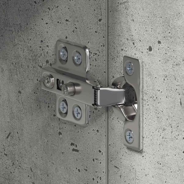 Badezimmerspiegelschrank TULUM Beton Grau 60 x 16,5 x 78 cm