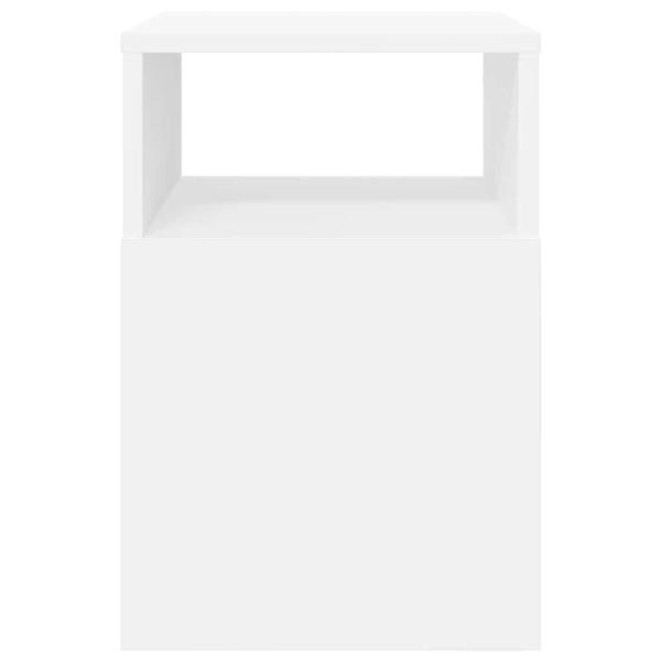 Beistelltisch 2 pcs Weiß 30,5 x 30 x 45 cm Holzwerkstoff