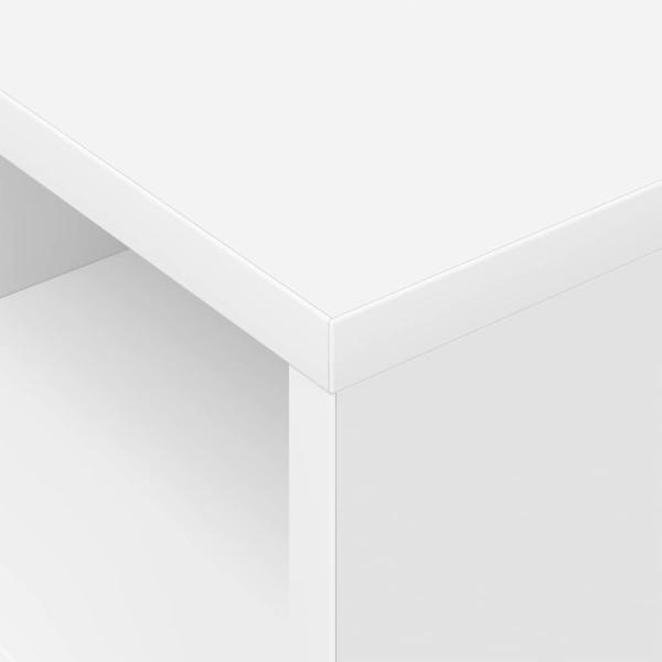 Beistelltisch 2 pcs Weiß 30,5 x 30 x 45 cm Holzwerkstoff