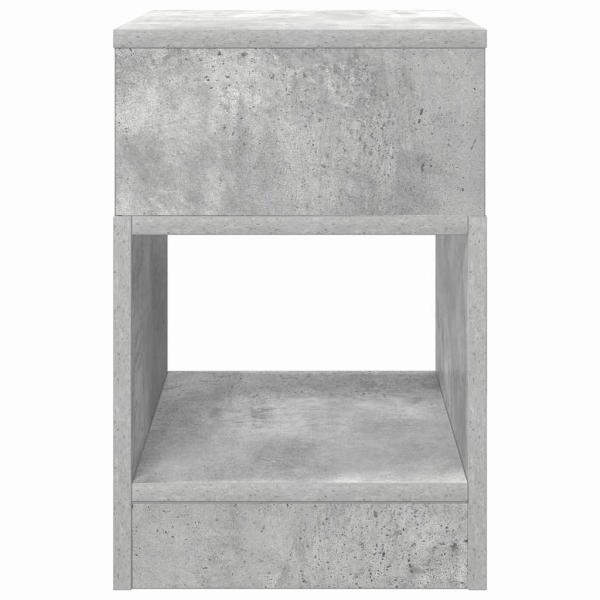 Beistelltisch Beton Grau 30,5 x 30 x 45 cm Holzwerkstoff