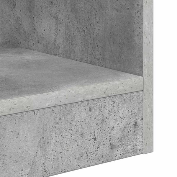 Beistelltisch Beton Grau 30,5 x 30 x 45 cm Holzwerkstoff