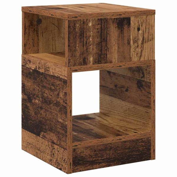 Beistelltisch 2 pcs Altholz 30,5 x 30 x 45 cm Holzwerkstoff