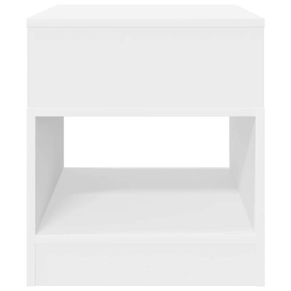 Beistelltisch 2 pcs Weiß 40,5 x 40 x 45 cm Holzwerkstoff