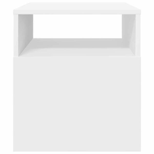 Beistelltisch 2 pcs Weiß 40,5 x 40 x 45 cm Holzwerkstoff