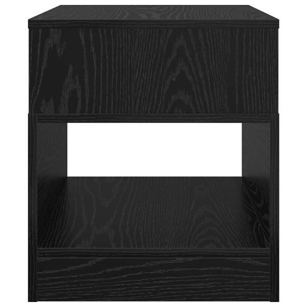 Beistelltisch Schwarz Eichen-Optik 40,5 x 40 x 45 cm