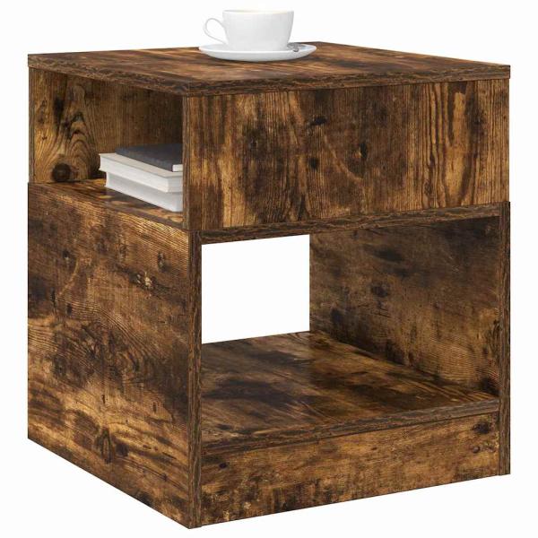 Beistelltisch 2 pcs Geräucherte Eiche 40,5 x 40 x 45 cm