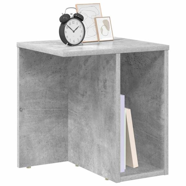 Beistelltisch Beton Grau 37 x 32 x 40 cm Holzwerkstoff