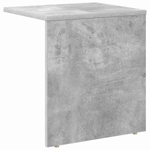 Beistelltisch 2 pcs Beton Grau 37 x 32 x 40 cm Holzwerkstoff