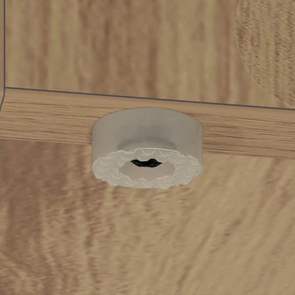 Beistelltisch 2 pcs Artisan-Eiche 37 x 32 x 40 cm Holzwerkstoff