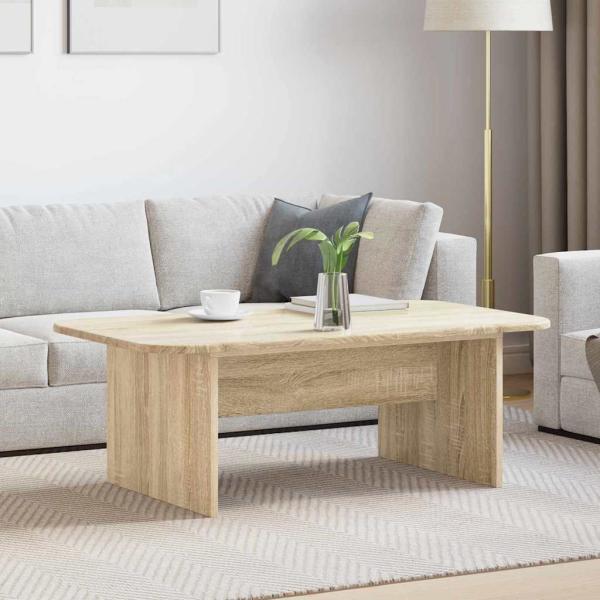 ARDEBO.de - Couchtisch Sonoma-Eiche 93 x 53 x 33 cm Holzwerkstoff