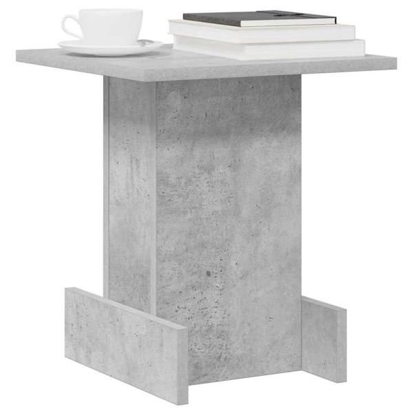 ARDEBO.de - Beistelltisch Beton Grau 35,5 x 35 x 40 cm Holzwerkstoff