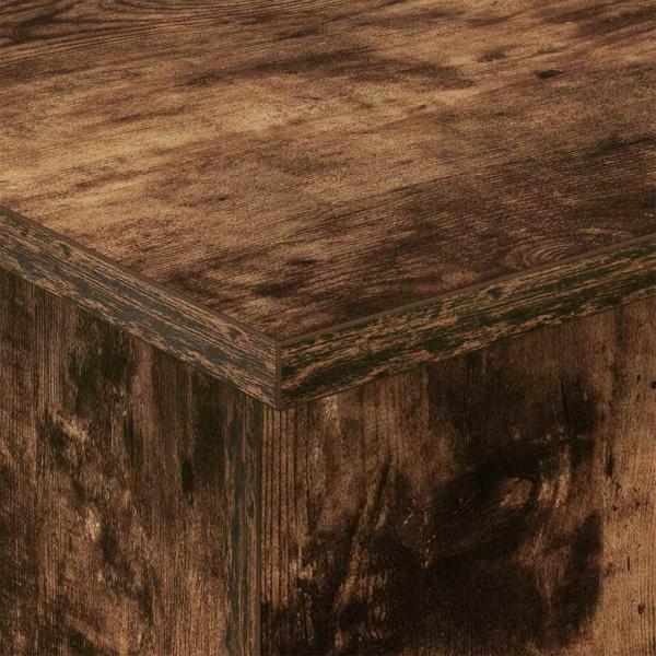 Beistelltisch Geräucherte Eiche 35,5 x 35 x 40 cm Holzwerkstoff