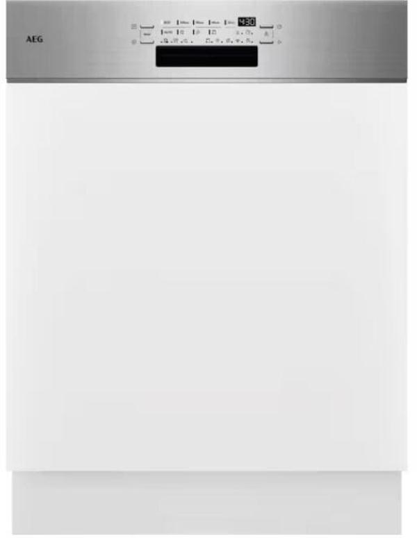 ARDEBO.de AEG GT7200B1SGM 7000 Teilintegrierter Geschirrspüler, 60 cm breit, 13 Maßgedecke, AquaSave, AirDry, ExtraSilent, Besteckkorb, Edelstahl (911463019)