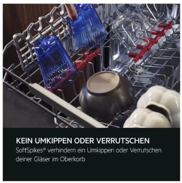 AEG GT7200B1SGM 7000 Teilintegrierter Geschirrspüler, 60 cm breit, 13 Maßgedecke, AquaSave, AirDry, ExtraSilent, Besteckkorb, Edelstahl (911463019)