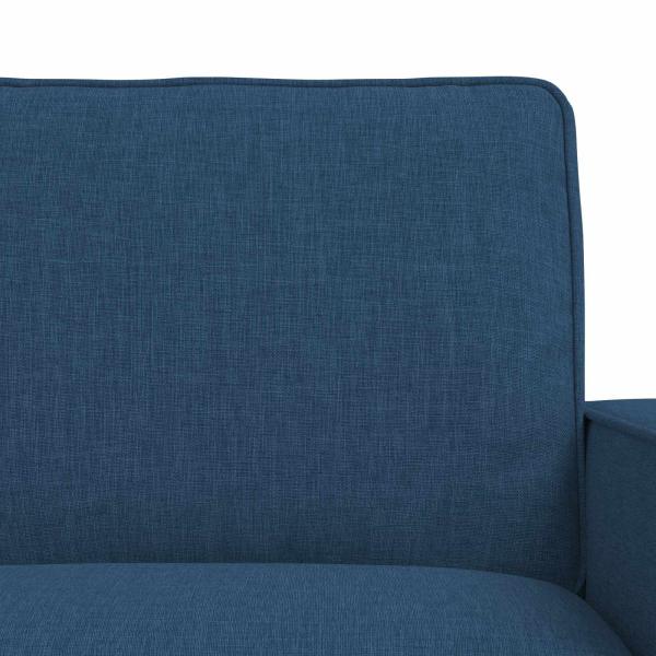 Sofa 2 pcs Blau Metall