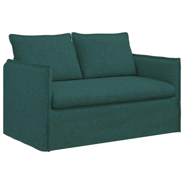 Sofa 2 pcs Dunkelgrün Metall