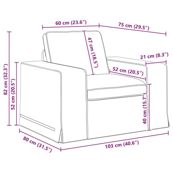 Sofa 2 pcs Hellgrau Metall