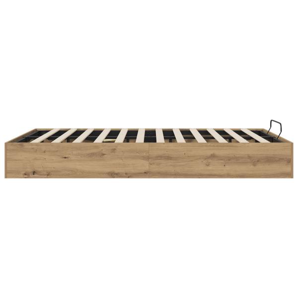 Ottoman Bettgestell Kunsthandwerk Eiche 193 x 120 x 25 cm