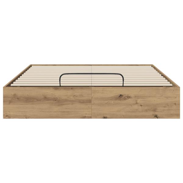 Ottoman Bettgestell Kunsthandwerk Eiche 193 x 120 x 25 cm