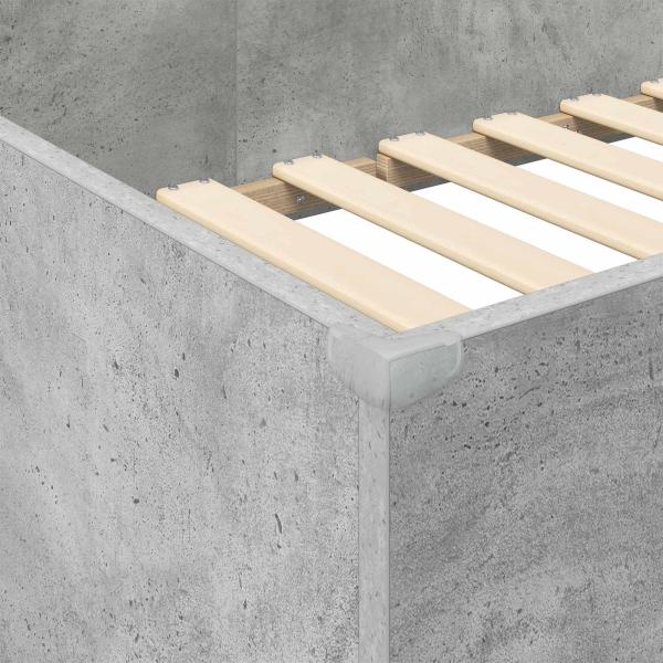 Etagenbettgestell mit Schreibtisch mit Speicher Holzwerkstoff