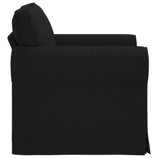 Sofa Schwarz 215 x 82 x 80 cm Metall
