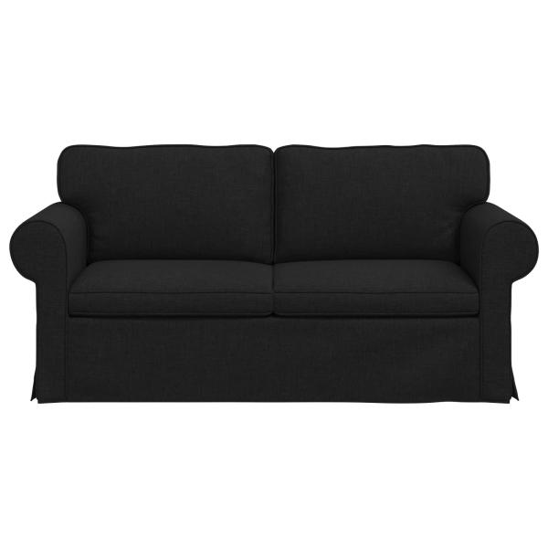 Sofa Schwarz 215 x 82 x 80 cm Metall
