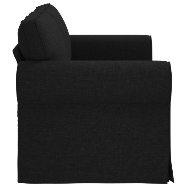Sofa Schwarz 215 x 82 x 80 cm Metall