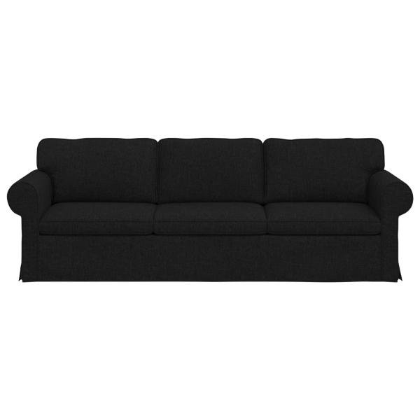 Sofa Schwarz 215 x 82 x 80 cm Metall