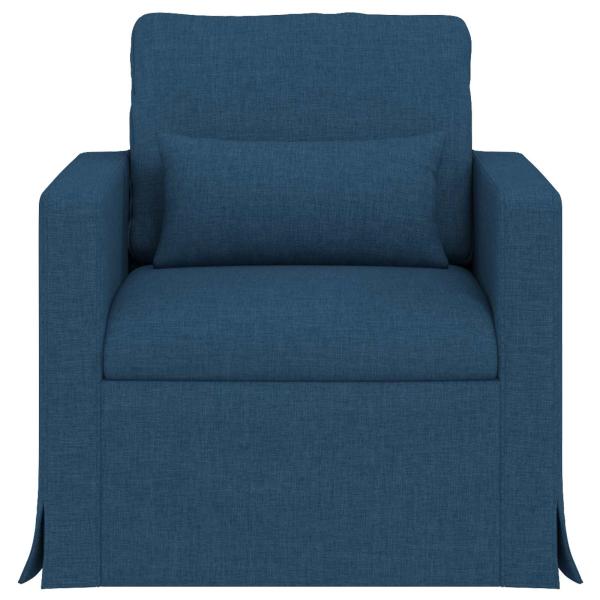 Sofa Blau 78 x 78 x 80 cm Metall