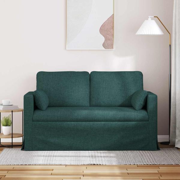 Sofa Dunkelgrün 138 x 78 x 80 cm Metall