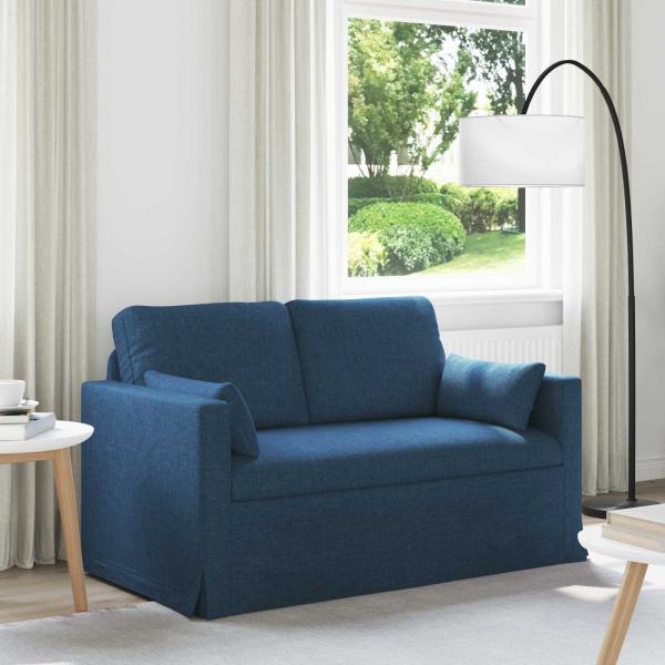 ARDEBO.de - Sofa Blau 138 x 78 x 80 cm Metall