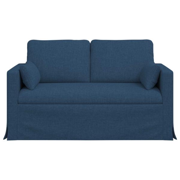 Sofa Blau 138 x 78 x 80 cm Metall