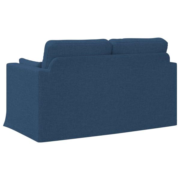 Sofa Blau 138 x 78 x 80 cm Metall