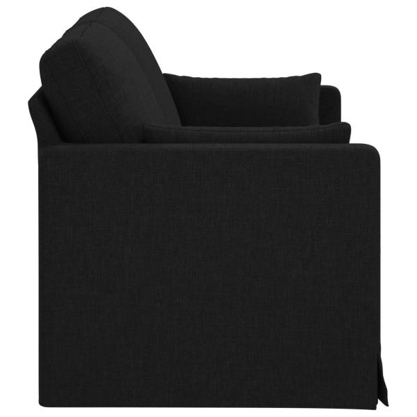 Sofa Schwarz 160 x 78 x 80 cm Metall