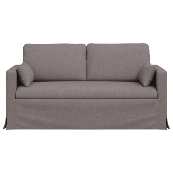 ARDEBO.de - Sofa Taupe 159 x 78 x 80 cm Metall