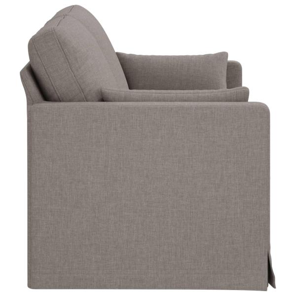 Sofa Taupe 159 x 78 x 80 cm Metall