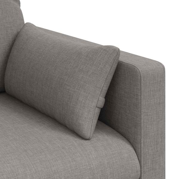 Sofa Taupe 159 x 78 x 80 cm Metall