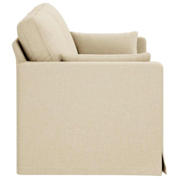 Sofa Creme 159 x 78 x 80 cm Metall