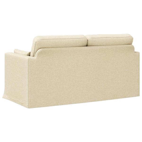 Sofa Creme 159 x 78 x 80 cm Metall