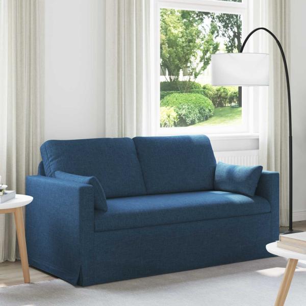 ARDEBO.de - Sofa Blau 158 x 78 x 80 cm Metall