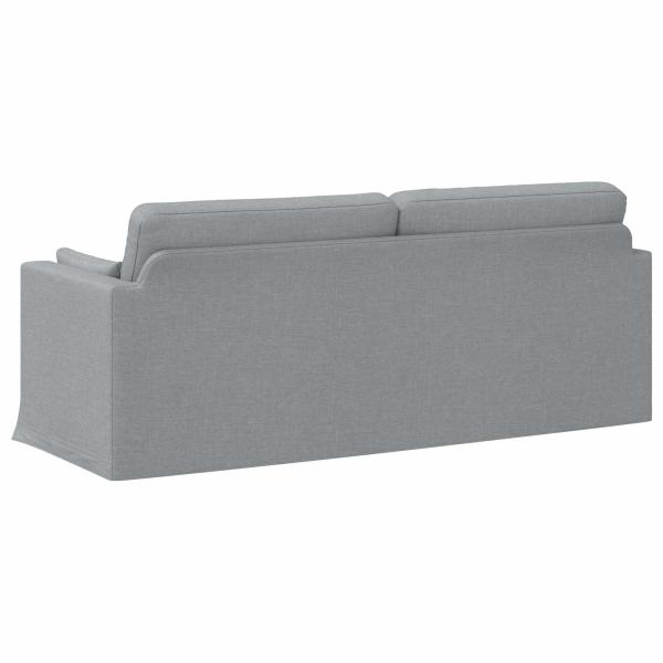 Sofa Hellgrau 198 x 78 x 80 cm Metall