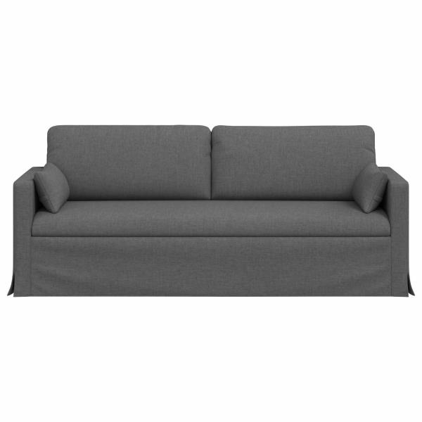 Sofa Dunkelgrau 198 x 78 x 80 cm Metall