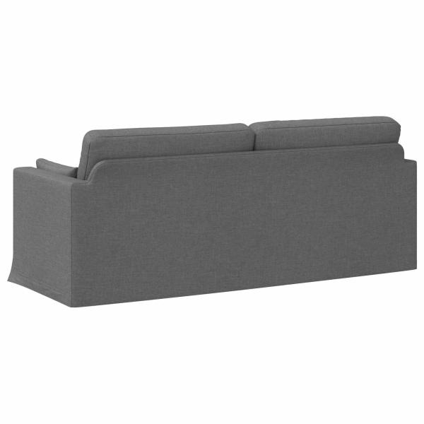 Sofa Dunkelgrau 198 x 78 x 80 cm Metall