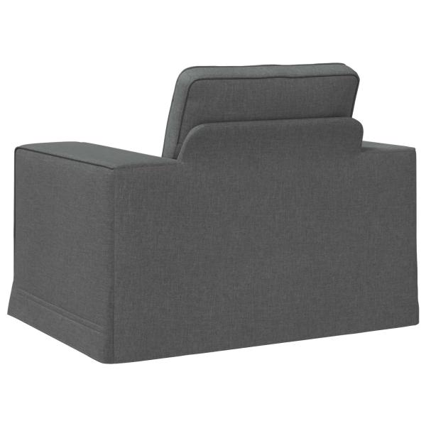 Sofa Dunkelgrau 102 x 80 x 82 cm Metall