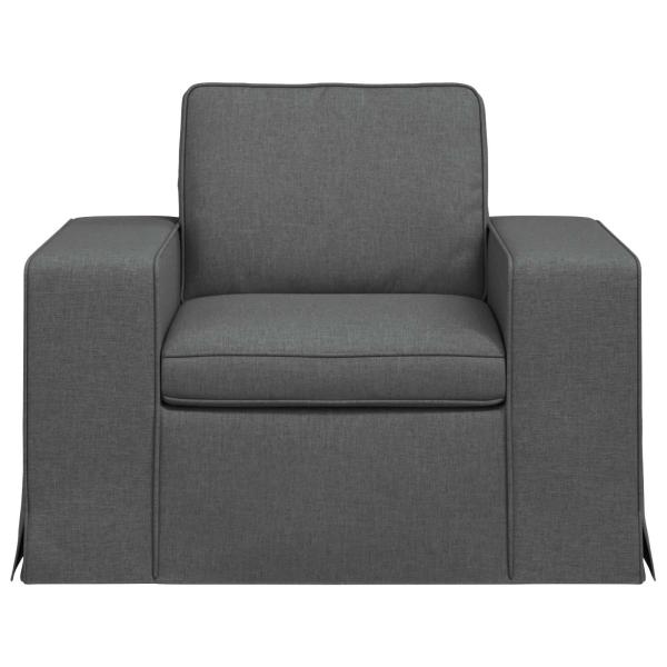 Sofa Dunkelgrau 103 x 80 x 82 cm Stoff