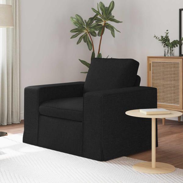 ARDEBO.de - Sofa Schwarz 102 x 80 x 82 cm Metall