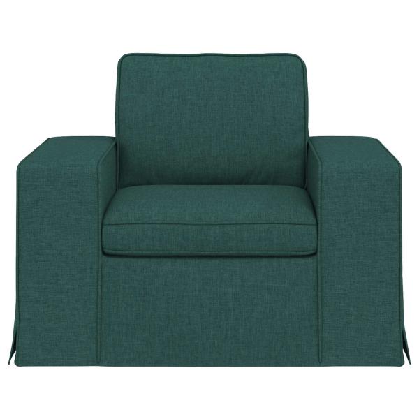Sofa Dunkelgrün 103 x 80 x 82 cm Stoff